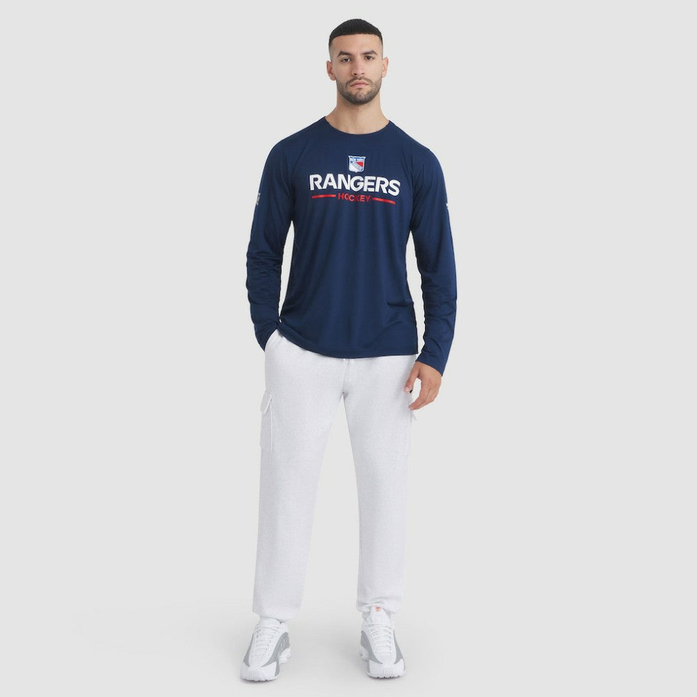 New York Rangers Fanatics Authentic Pro Rink Tech Long Sleeve T-Shirt -  NHL T-shirts