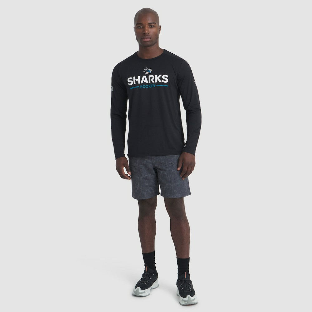 San Jose Sharks Fanatics Authentic Pro Rink Tech Long Sleeve T-Shirt -  NHL T-shirts