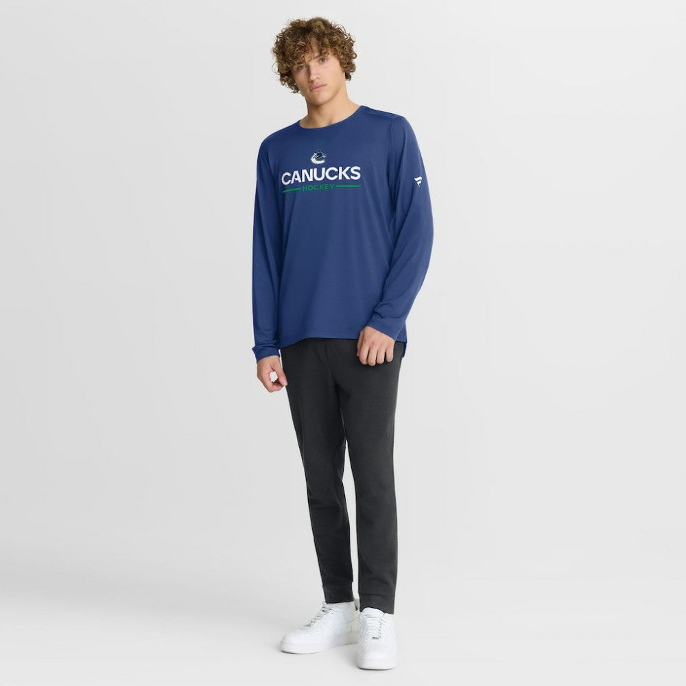 Vancouver Canucks Fanatics Authentic Pro Rink Tech Long Sleeve T-Shirt -  NHL T-shirts