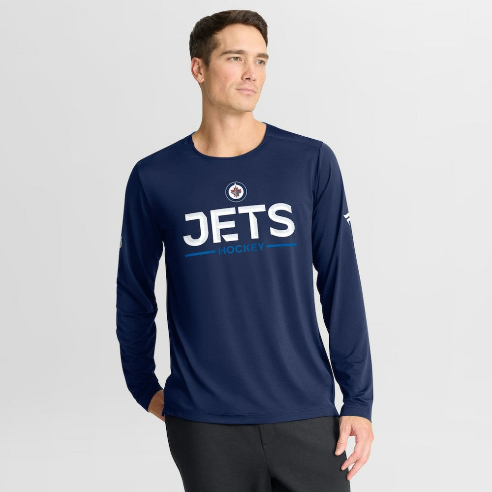 Winnipeg Jets Fanatics Authentic Pro Rink Tech Long Sleeve T-Shirt -  NHL T-shirts
