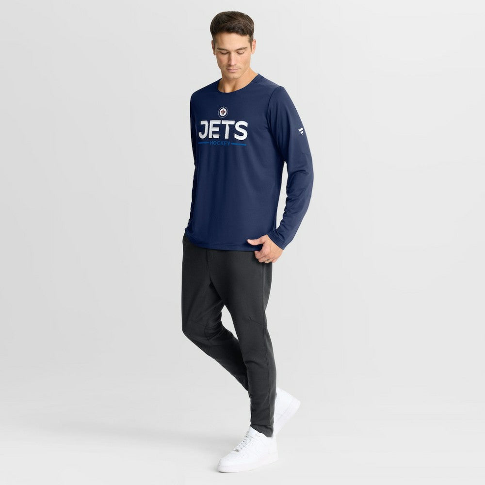Winnipeg Jets Fanatics Authentic Pro Rink Tech Long Sleeve T-Shirt -  NHL T-shirts