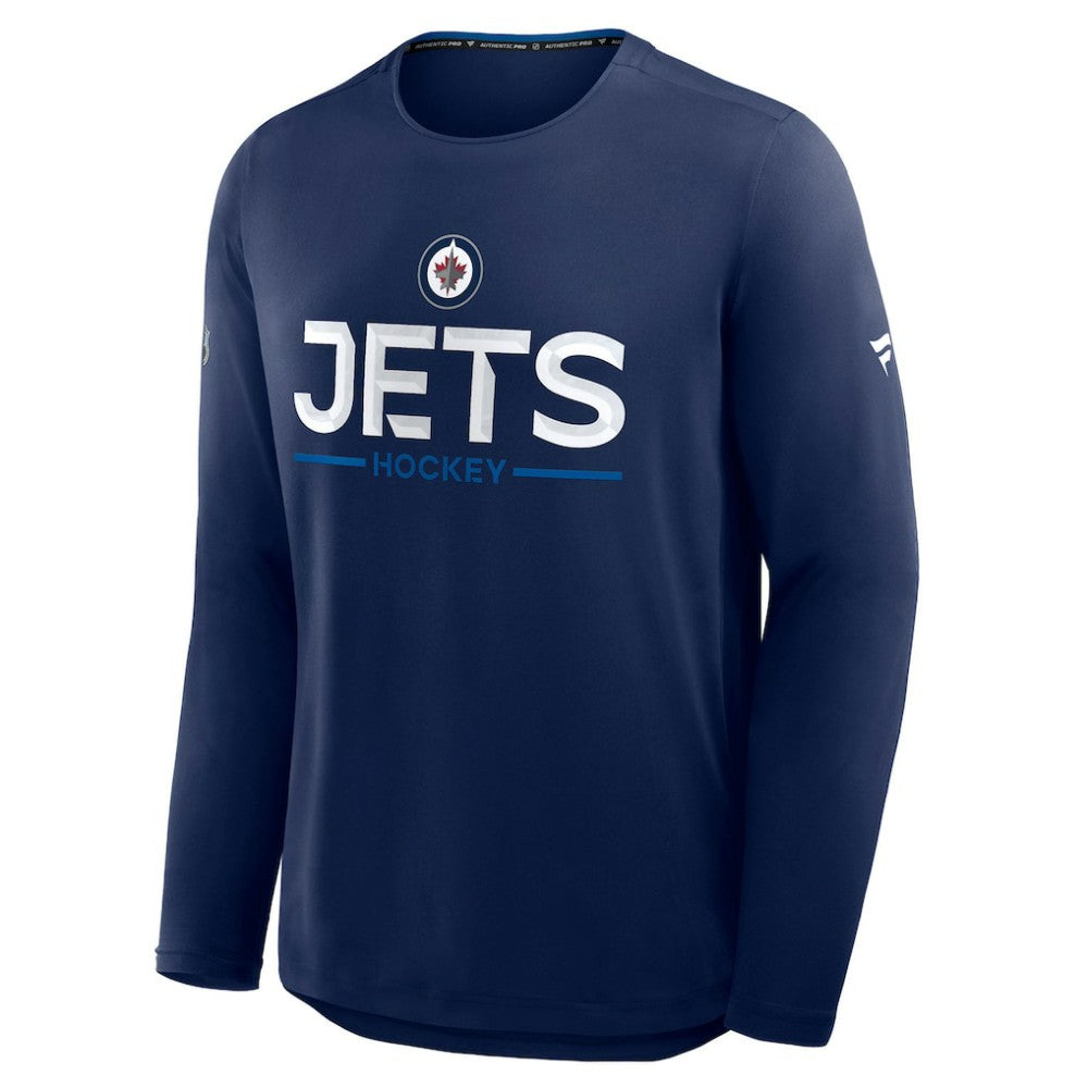 Winnipeg Jets Fanatics Authentic Pro Rink Tech Long Sleeve T-Shirt -  NHL T-shirts
