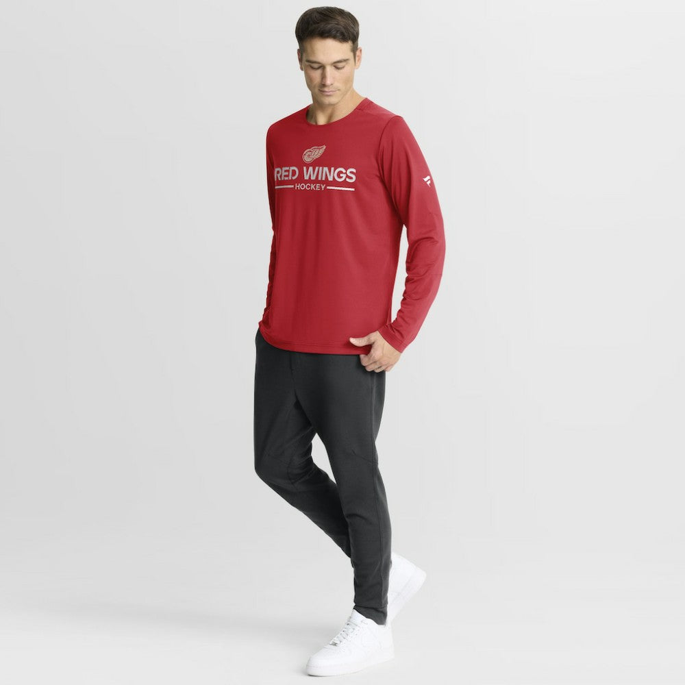 Detroit Red Wings Fanatics Authentic Pro Centennial Rink Tech Long Sleeve T-Shirt -  NHL T-shirts