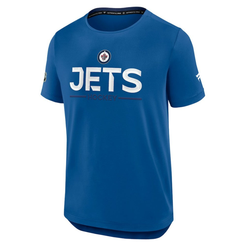 Winnipeg Jets Fanatics Authentic Pro Rink Tech T-Shirt -  NHL T-shirts