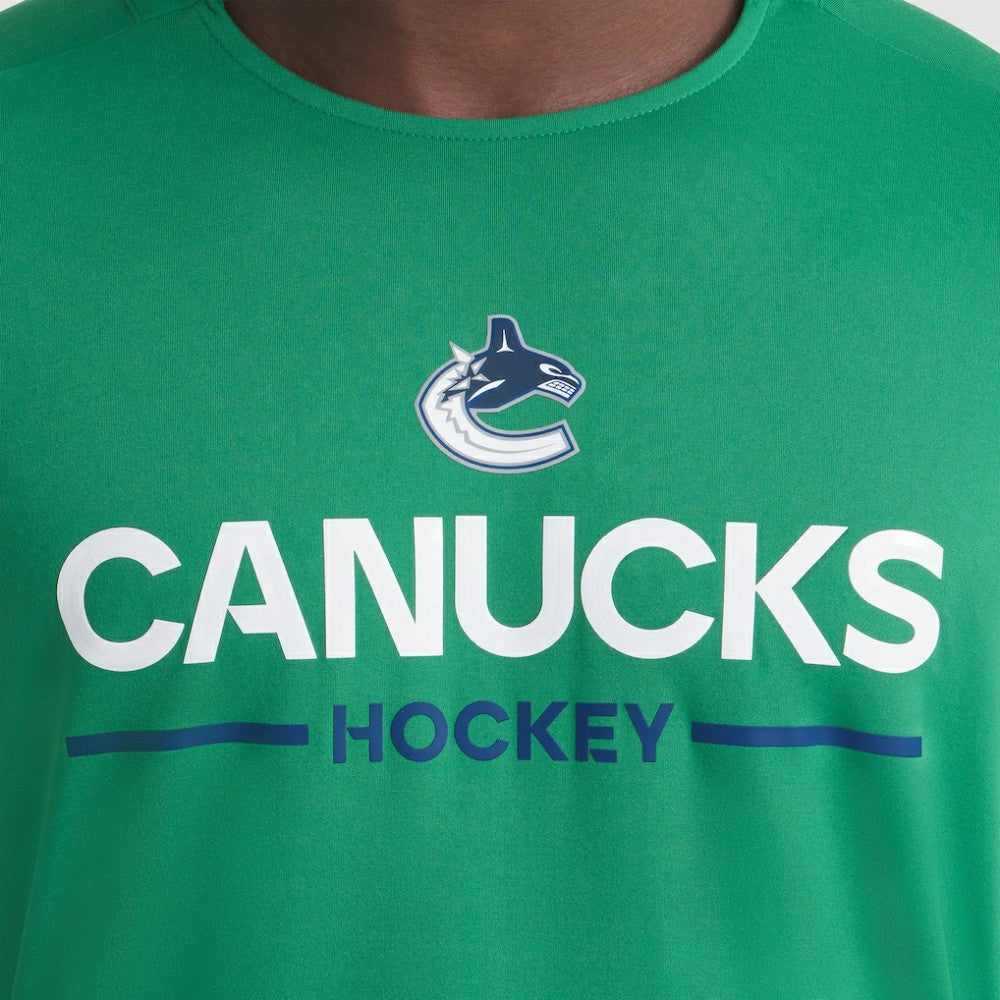 Vancouver Canucks Fanatics Authentic Pro Rink Tech T-Shirt -  NHL T-shirts