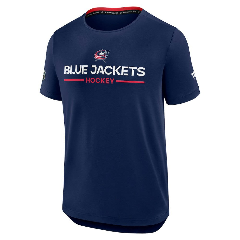 Columbus Blue Jackets Fanatics Authentic Pro Rink Tech T-Shirt -  NHL T-shirts
