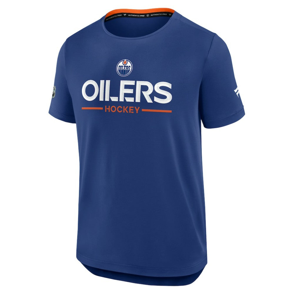 Edmonton Oilers Fanatics Authentic Pro Rink Tech T-Shirt -  NHL T-shirts
