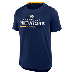 Nashville Predators Fanatics Authentic Pro Rink Tech T-Shirt -  NHL T-shirts