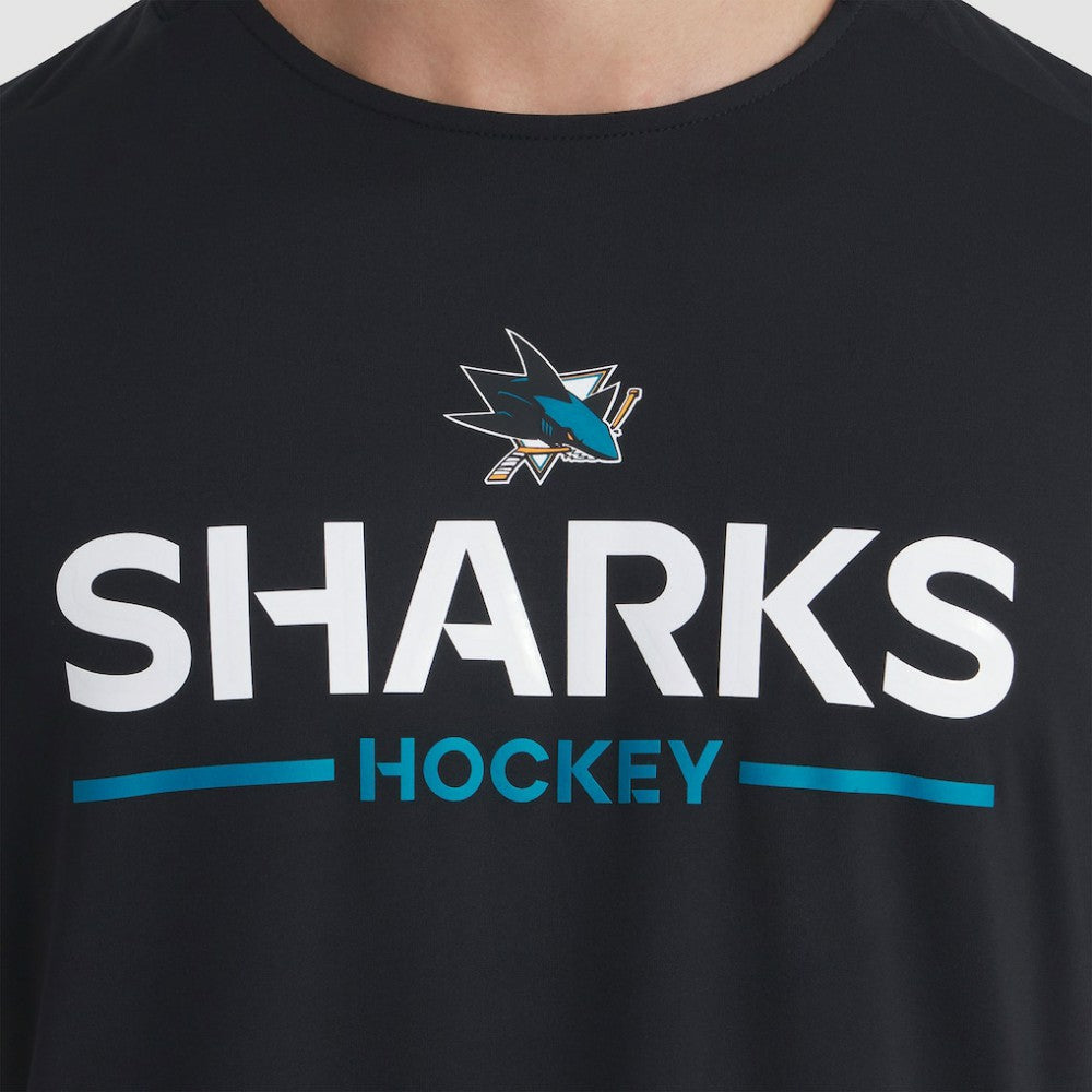 San Jose Sharks Fanatics Authentic Pro Rink Tech T-Shirt -  NHL T-shirts