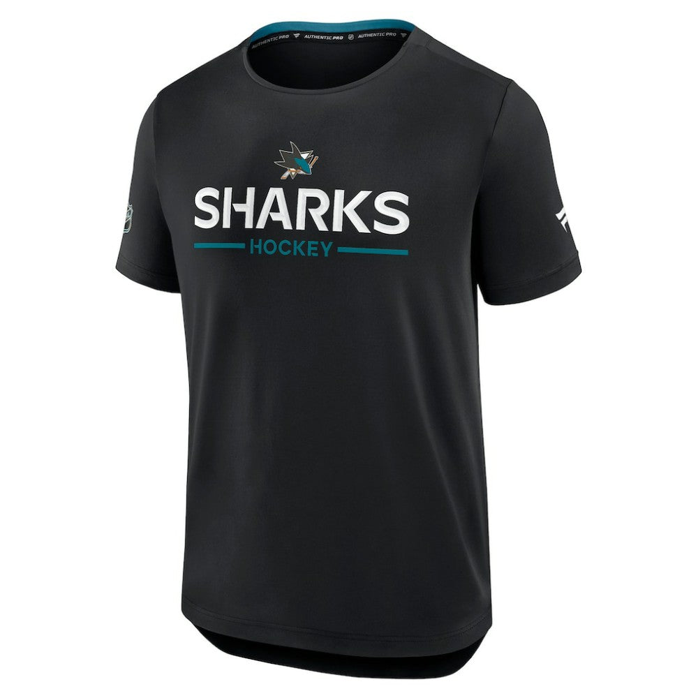 San Jose Sharks Fanatics Authentic Pro Rink Tech T-Shirt -  NHL T-shirts
