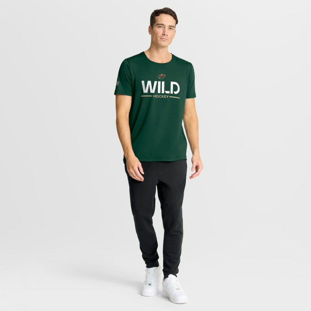 Minnesota Wild Fanatics Authentic Pro Rink Tech T-Shirt -  NHL T-shirts