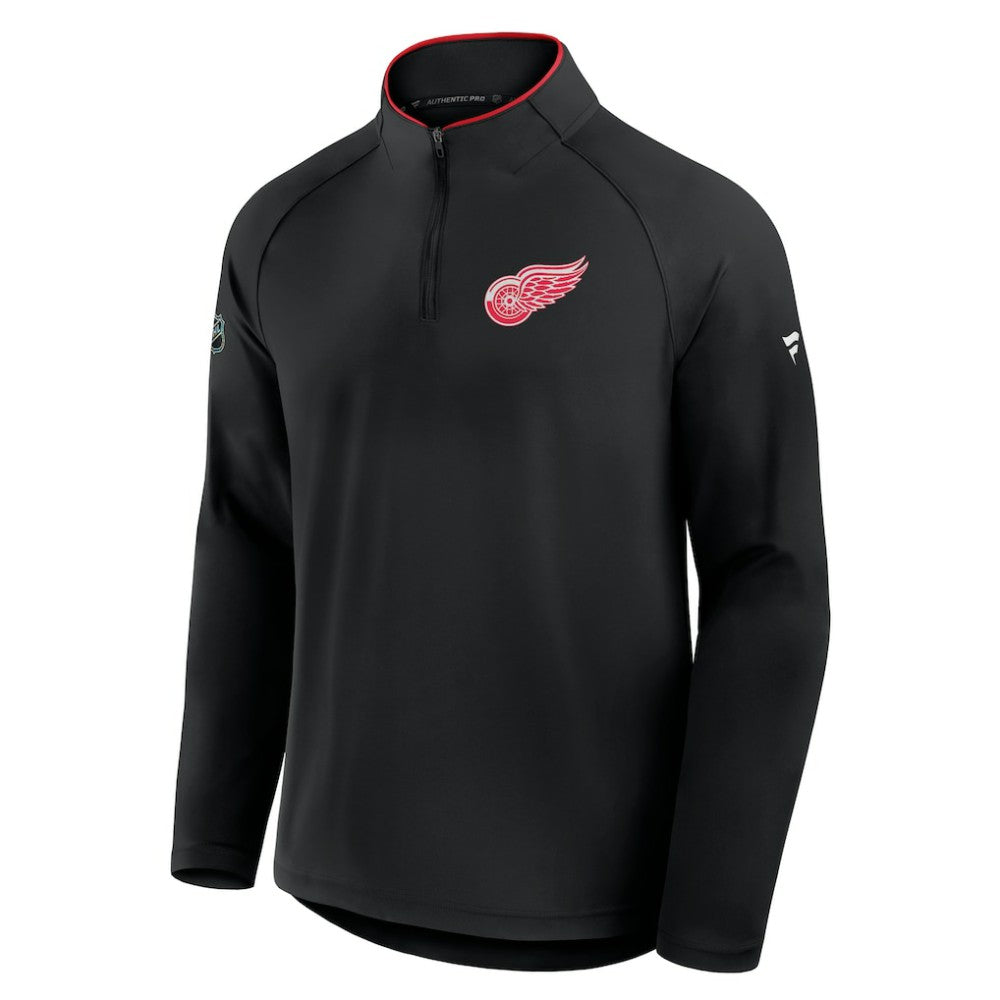 Detroit Red Wings Fanatics Authentic Pro Rink Training Quarter-Zip Pullover -  NHL Pullover