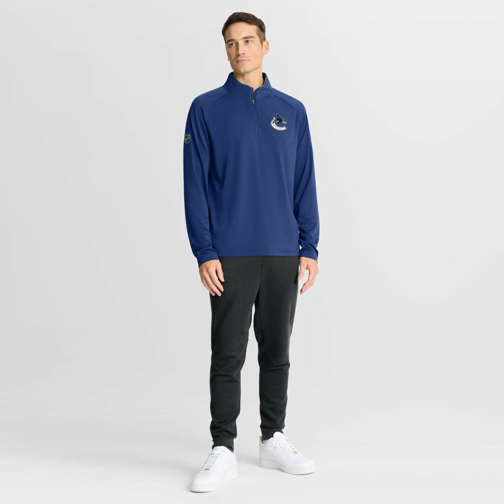 Vancouver Canucks Fanatics Authentic Pro Rink Training Quarter-Zip Pullover -  NHL Pullover