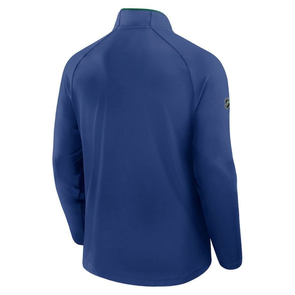 Vancouver Canucks Fanatics Authentic Pro Rink Training Quarter-Zip Pullover -  NHL Pullover