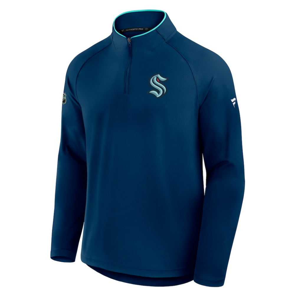 Seattle Kraken Fanatics Authentic Pro Rink Training Quarter-Zip Pullover -  NHL Pullover