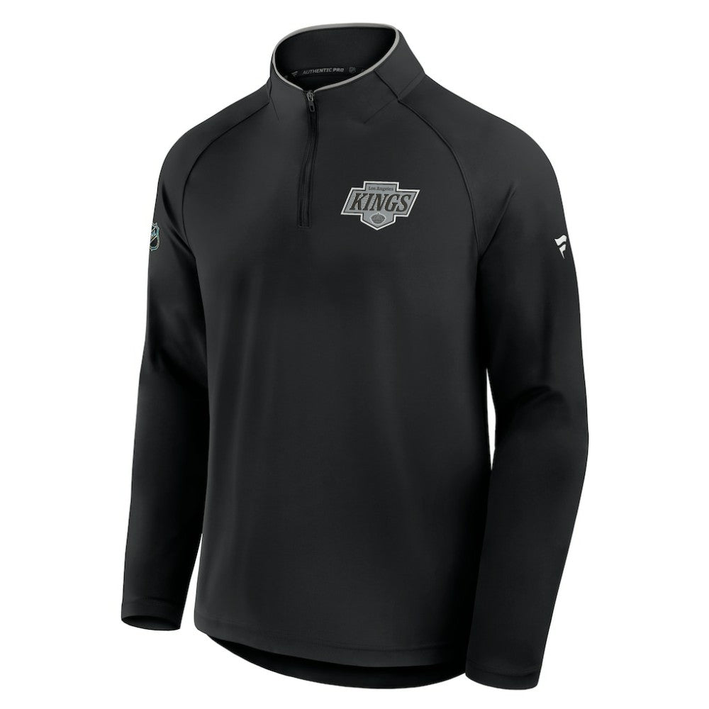 Los Angeles Kings Fanatics Authentic Pro Rink Training Quarter-Zip Pullover -  NHL Pullover