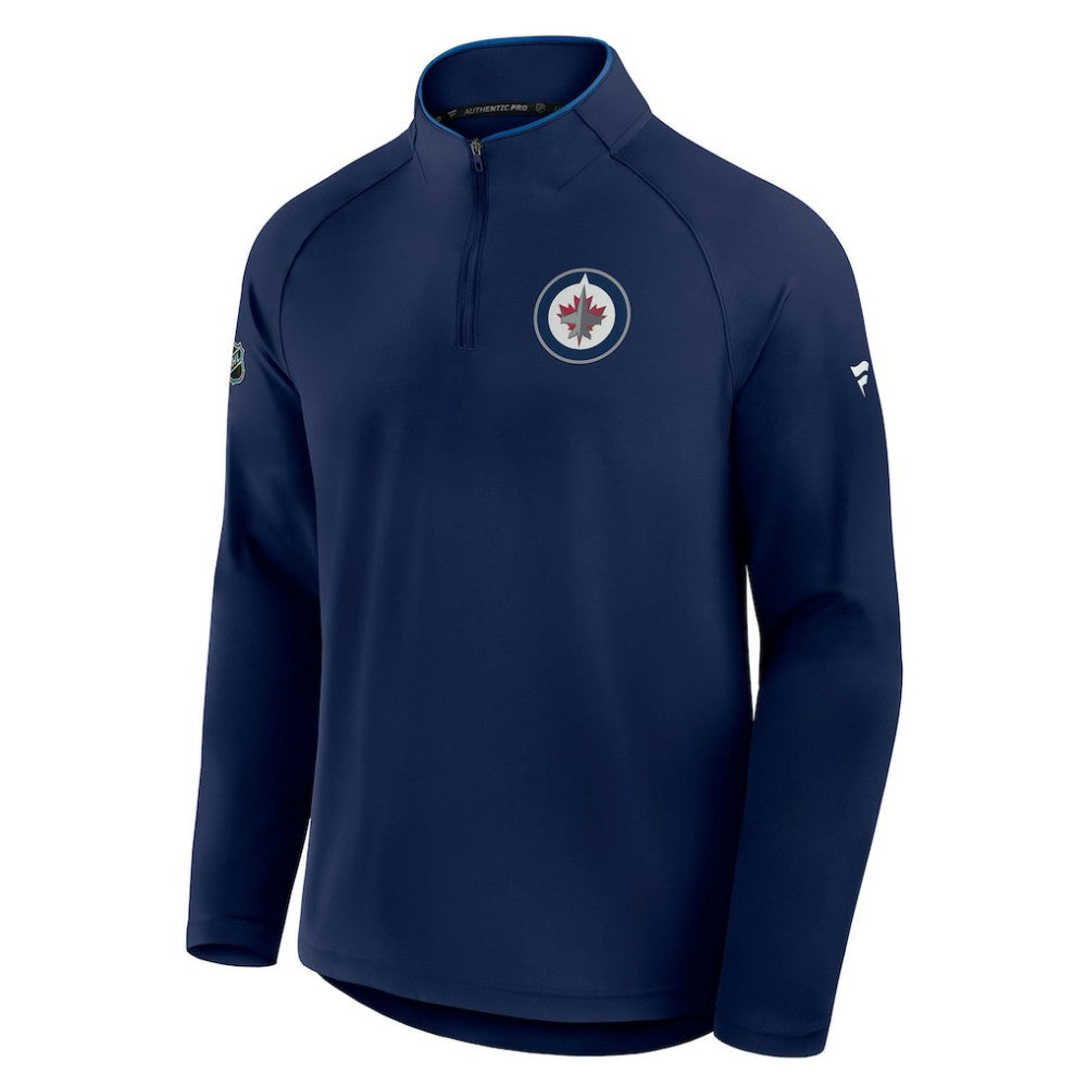 Winnipeg Jets Fanatics Authentic Pro Rink Training Quarter-Zip Pullover -  NHL Pullover