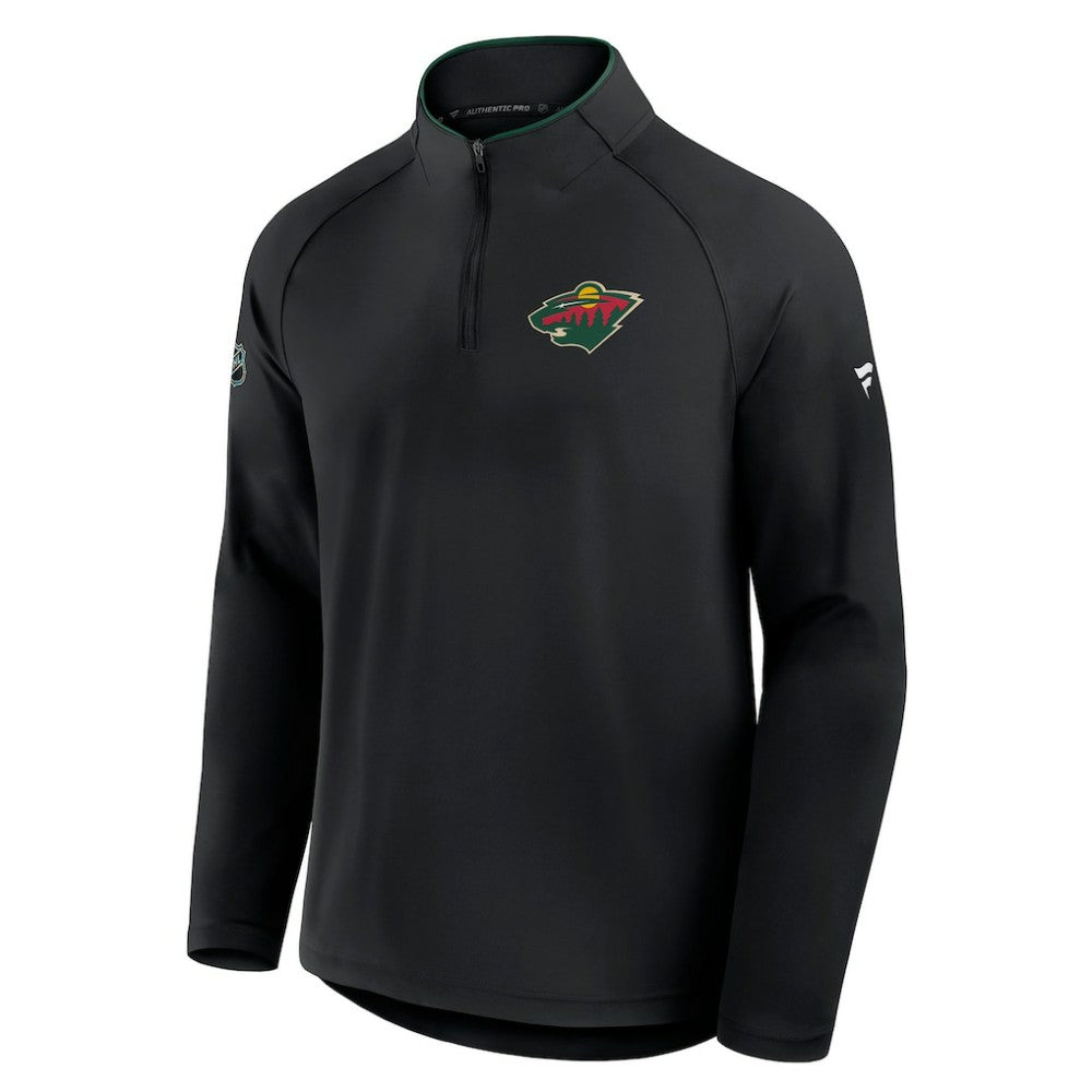 Minnesota Wild Fanatics Authentic Pro Rink Training Quarter-Zip Pullover -  NHL Pullover