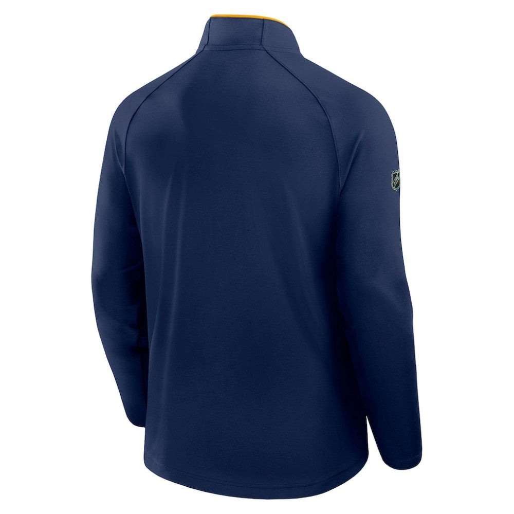 Nashville Predators Fanatics Authentic Pro Rink Training Quarter-Zip Pullover -  NHL Pullover