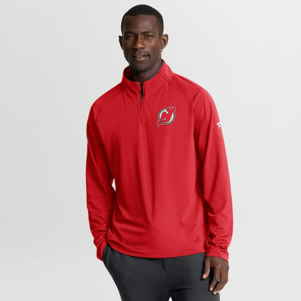 New Jersey Devils Fanatics Authentic Pro Rink Training Quarter-Zip Pullover -  NHL Jerseys