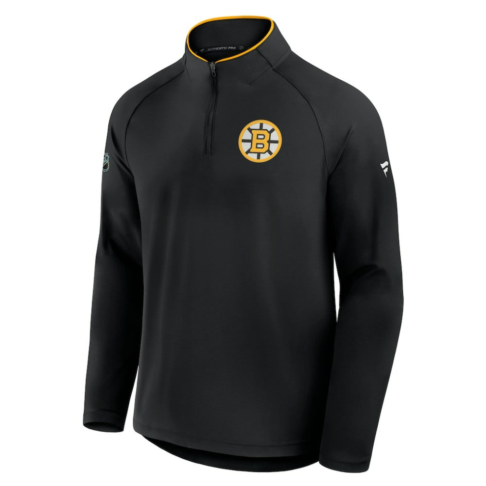 Boston Bruins Fanatics Authentic Pro Rink Training Quarter-Zip Pullover -  NHL Pullover