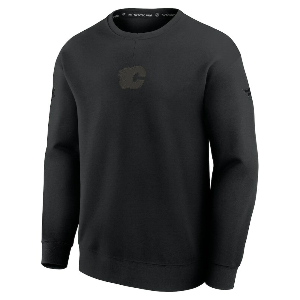 Calgary Flames Fanatics Authentic Pro Road Tri-Blend Sweatshirt -  NHL Sweatshirts