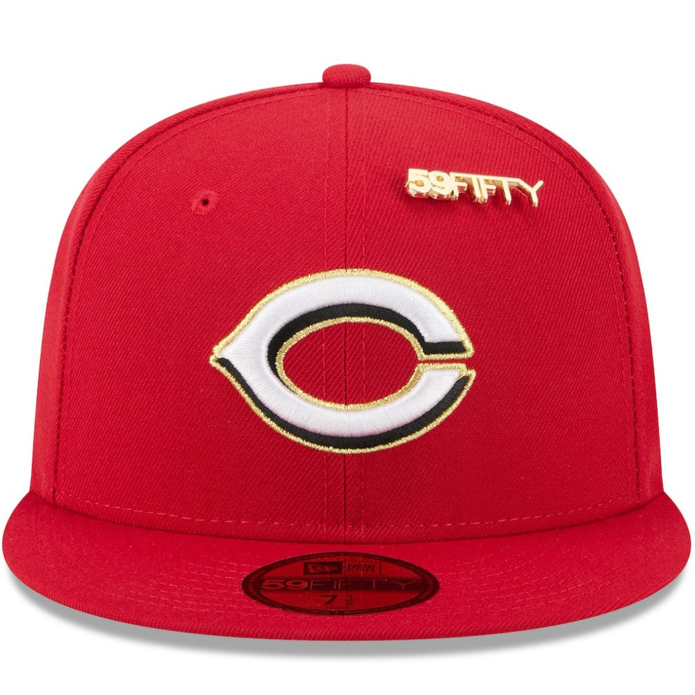 Cincinnati Reds New Era 2025 59FIFTY Day 59FIFTY Fitted Hat with Pins - MLB Hats