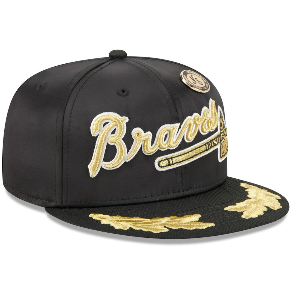 Atlanta Braves New Era 2025 59FIFTY Day Gold Leaf 59FIFTY Fitted Hat - MLB Hats