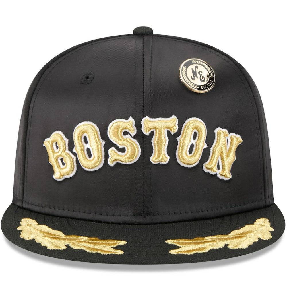Boston Red Sox New Era 2025 59FIFTY Day Gold Leaf 59FIFTY Fitted Hat - MLB Hats