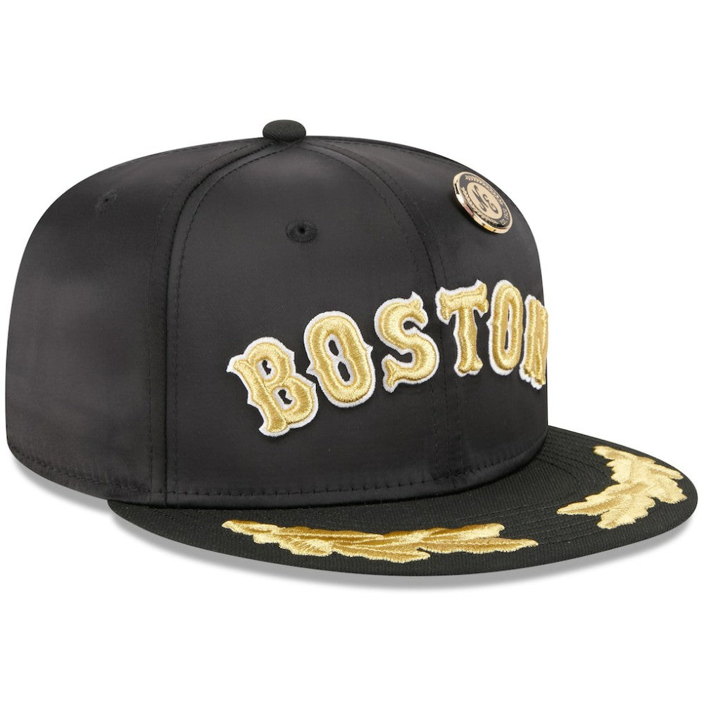 Boston Red Sox New Era 2025 59FIFTY Day Gold Leaf 59FIFTY Fitted Hat - MLB Hats