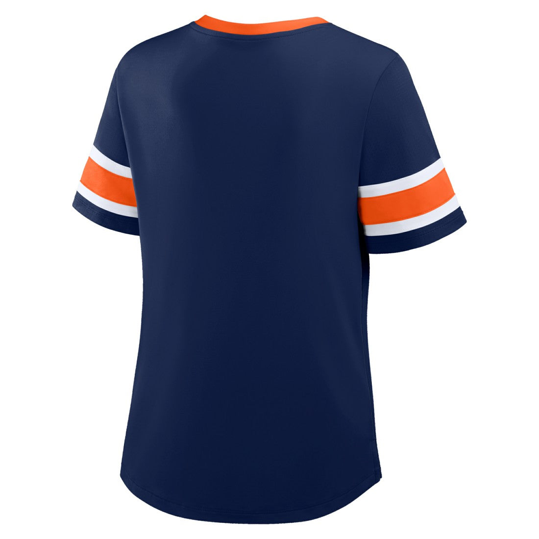 Denver Broncos Women's Redzone Draw Play Athena Lace-Up T-Shirt | NFL Hot