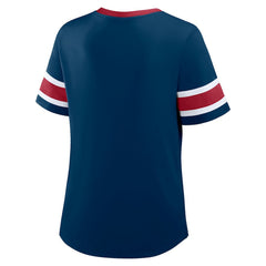 Houston Texans Women's Redzone Draw Play Athena Lace-Up T-Shirt | NFL US
