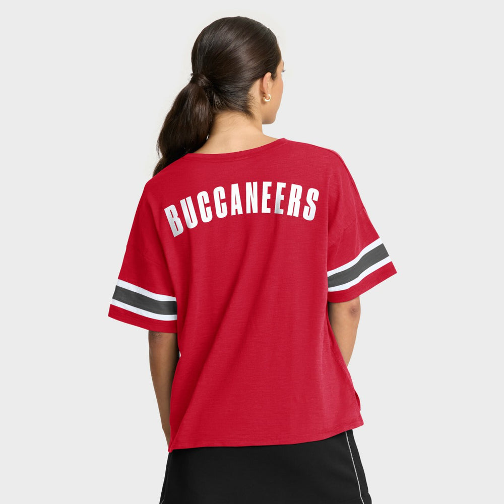 Tampa Bay Buccaneers Women's Redzone Curl Route T-Shirt | NFL Sale