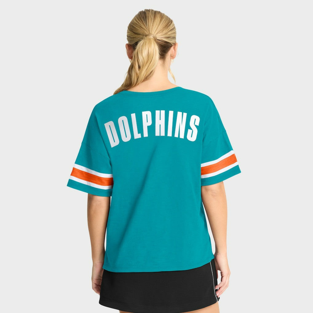 Miami Dolphins Women's Redzone Curl Route T-Shirt | NFL Online