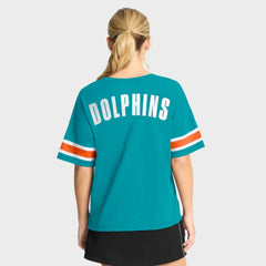 Miami Dolphins Women's Redzone Curl Route T-Shirt | NFL Online