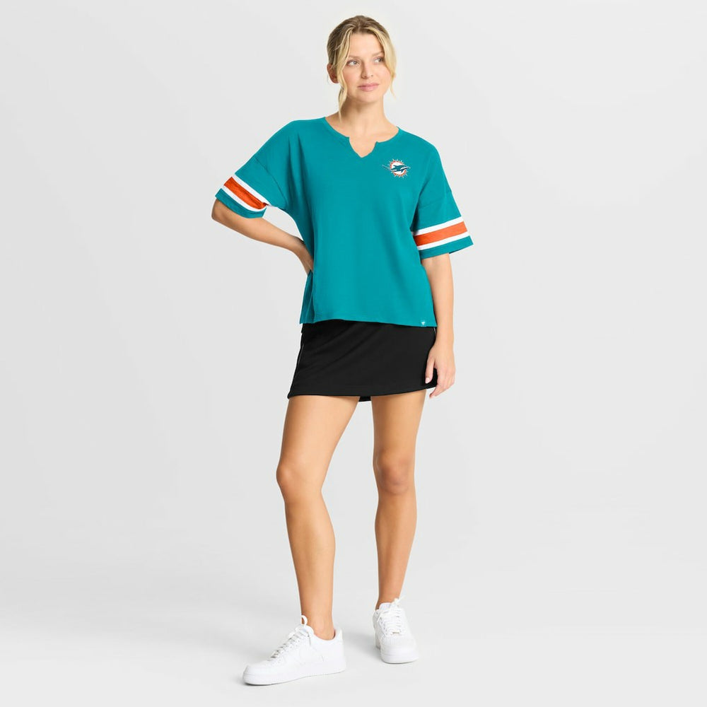 Miami Dolphins Women's Redzone Curl Route T-Shirt | NFL Online