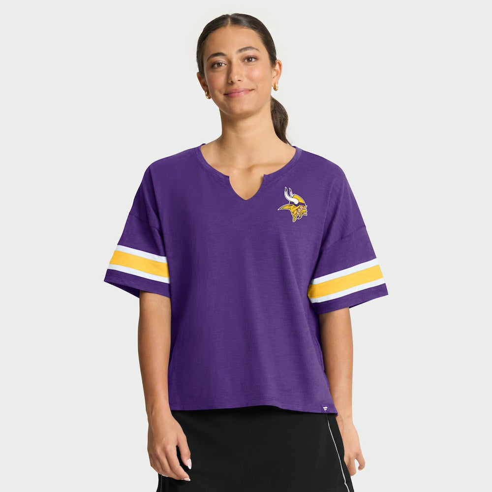 Minnesota Vikings Women's Redzone Curl Route T-Shirt | NFL Outlet