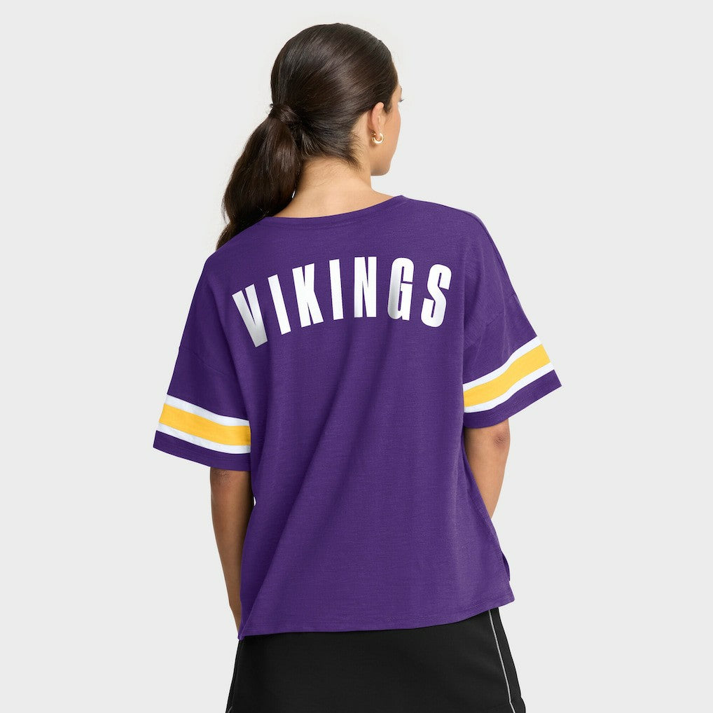 Minnesota Vikings Women's Redzone Curl Route T-Shirt | NFL Outlet