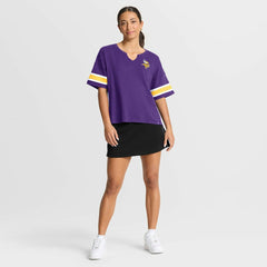 Minnesota Vikings Women's Redzone Curl Route T-Shirt | NFL Outlet