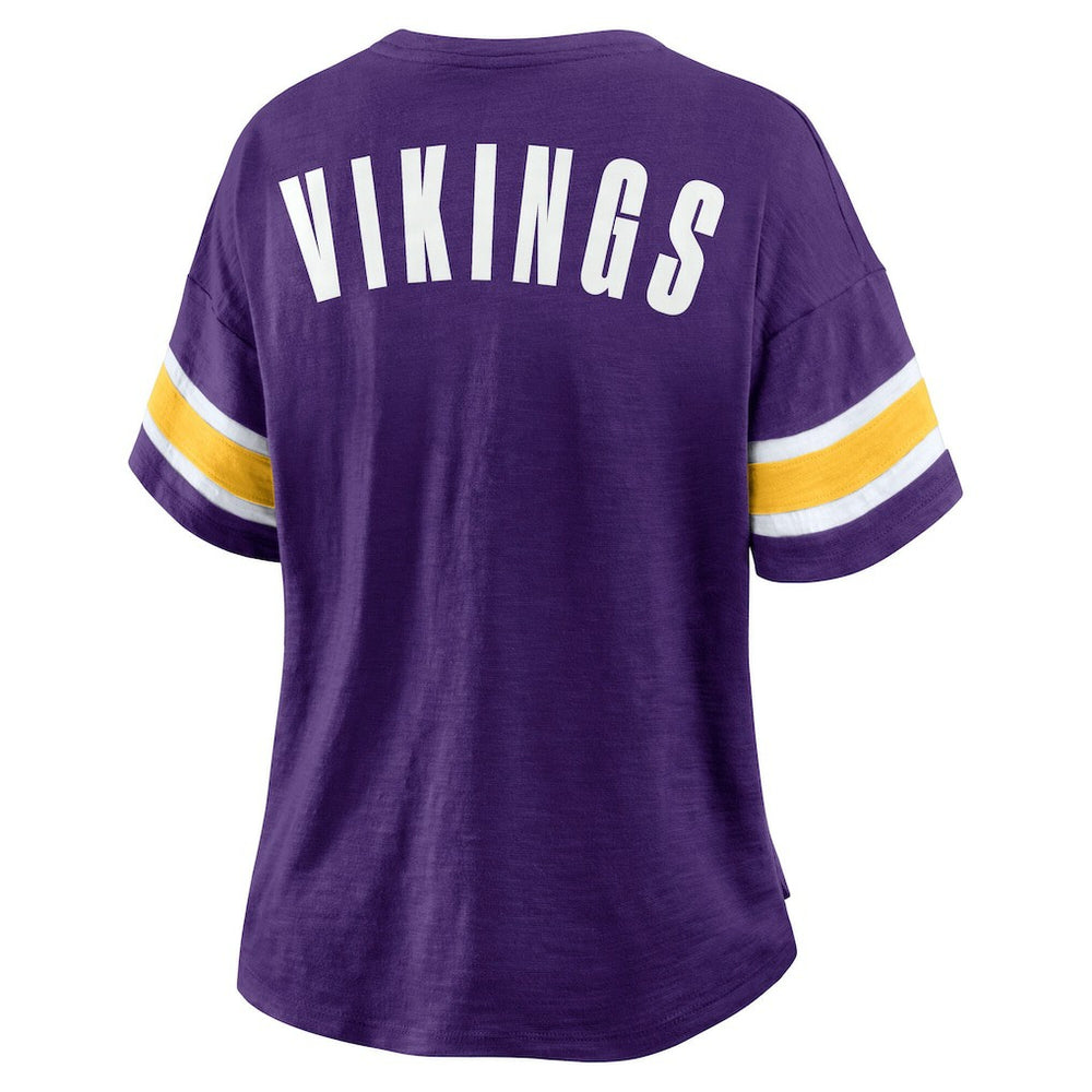 Minnesota Vikings Women's Redzone Curl Route T-Shirt | NFL Outlet