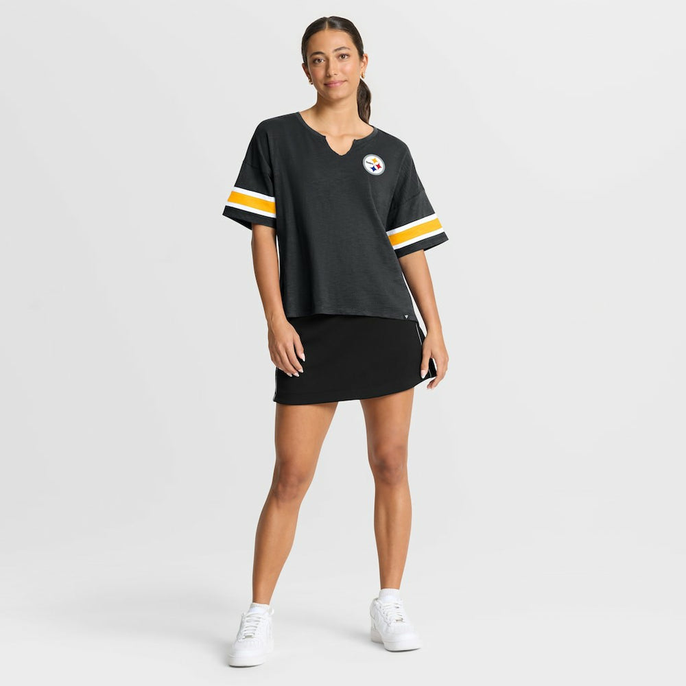 Pittsburgh Steelers Women's Redzone Curl Route T-Shirt | NFL New