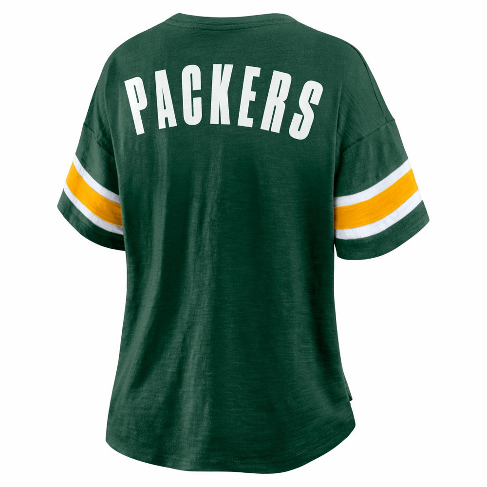 Green Bay Packers Women's Redzone Curl Route T-Shirt | NFL Discount