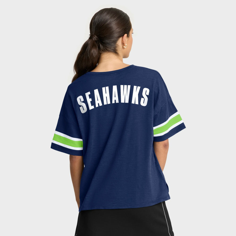 Seattle Seahawks Women's Redzone Curl Route T-Shirt | NFL Sale
