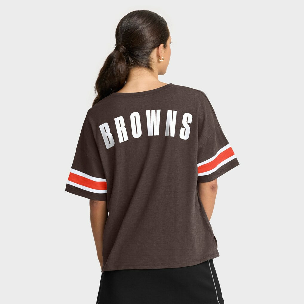 Cleveland Browns Women's Redzone Curl Route T-Shirt | NFL Near me
