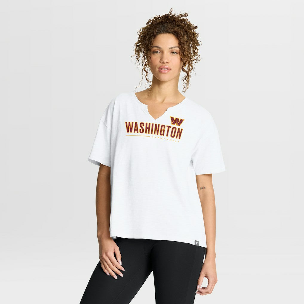 Washington Commanders Women's Redzone Slub Boxy T-Shirt | NFL Online