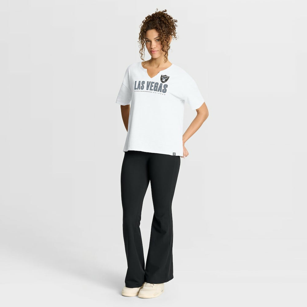 Las Vegas Raiders Women's Redzone Slub Boxy T-Shirt | NFL Outlet
