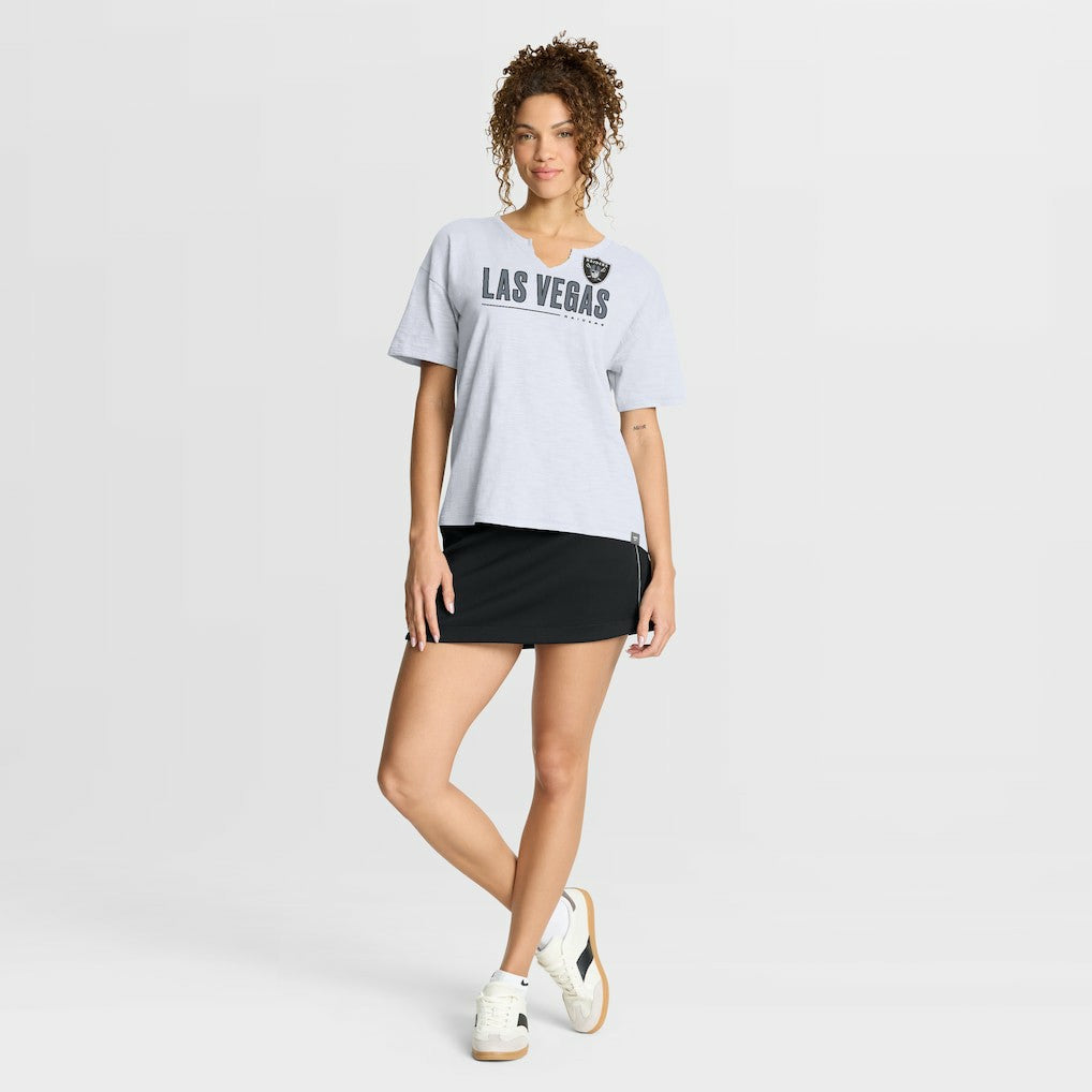 Las Vegas Raiders Women's Redzone Slub Boxy T-Shirt | NFL Outlet