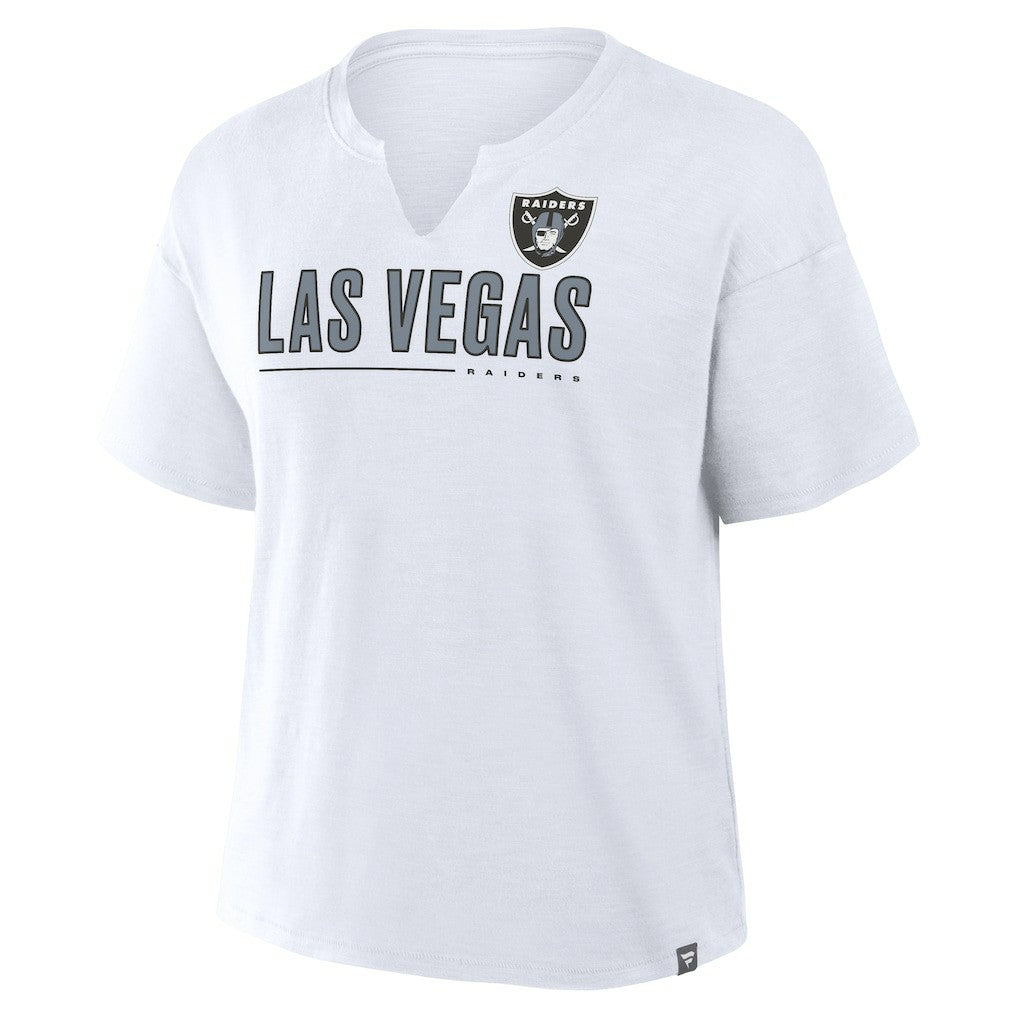 Las Vegas Raiders Women's Redzone Slub Boxy T-Shirt | NFL Outlet