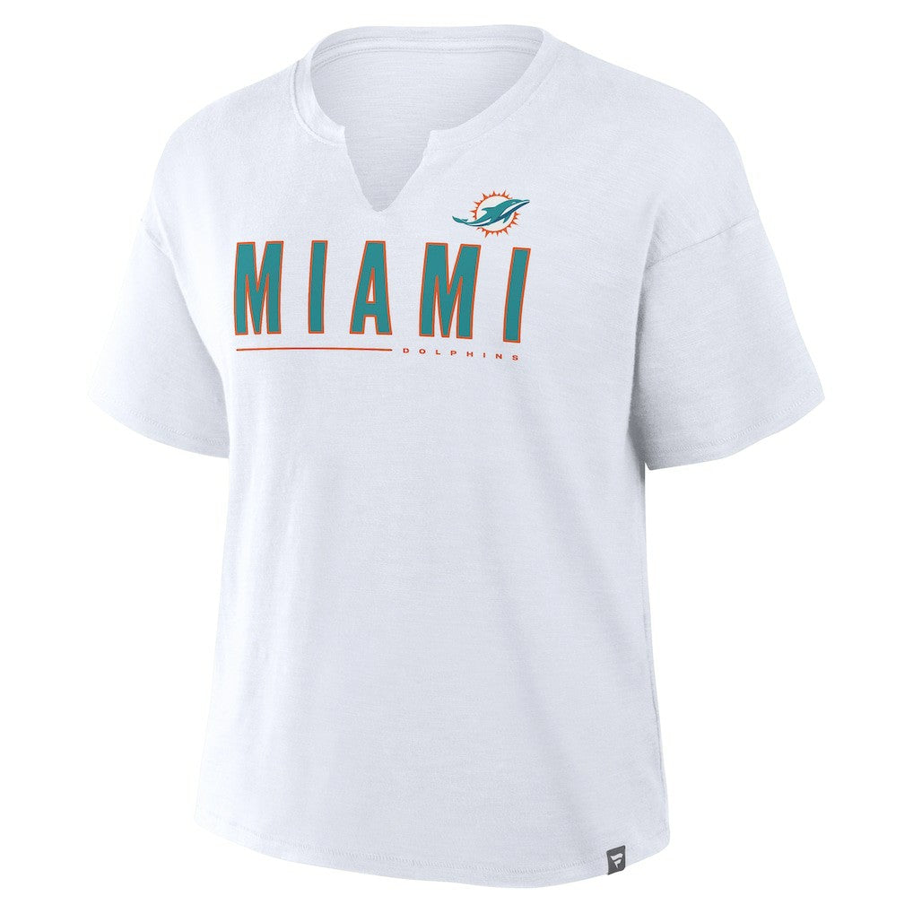 Miami Dolphins Women's Redzone Slub Boxy T-Shirt | NFL Near me
