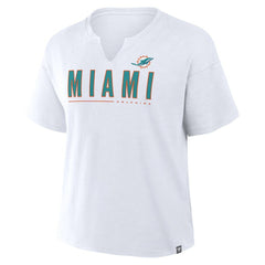 Miami Dolphins Women's Redzone Slub Boxy T-Shirt | NFL Near me